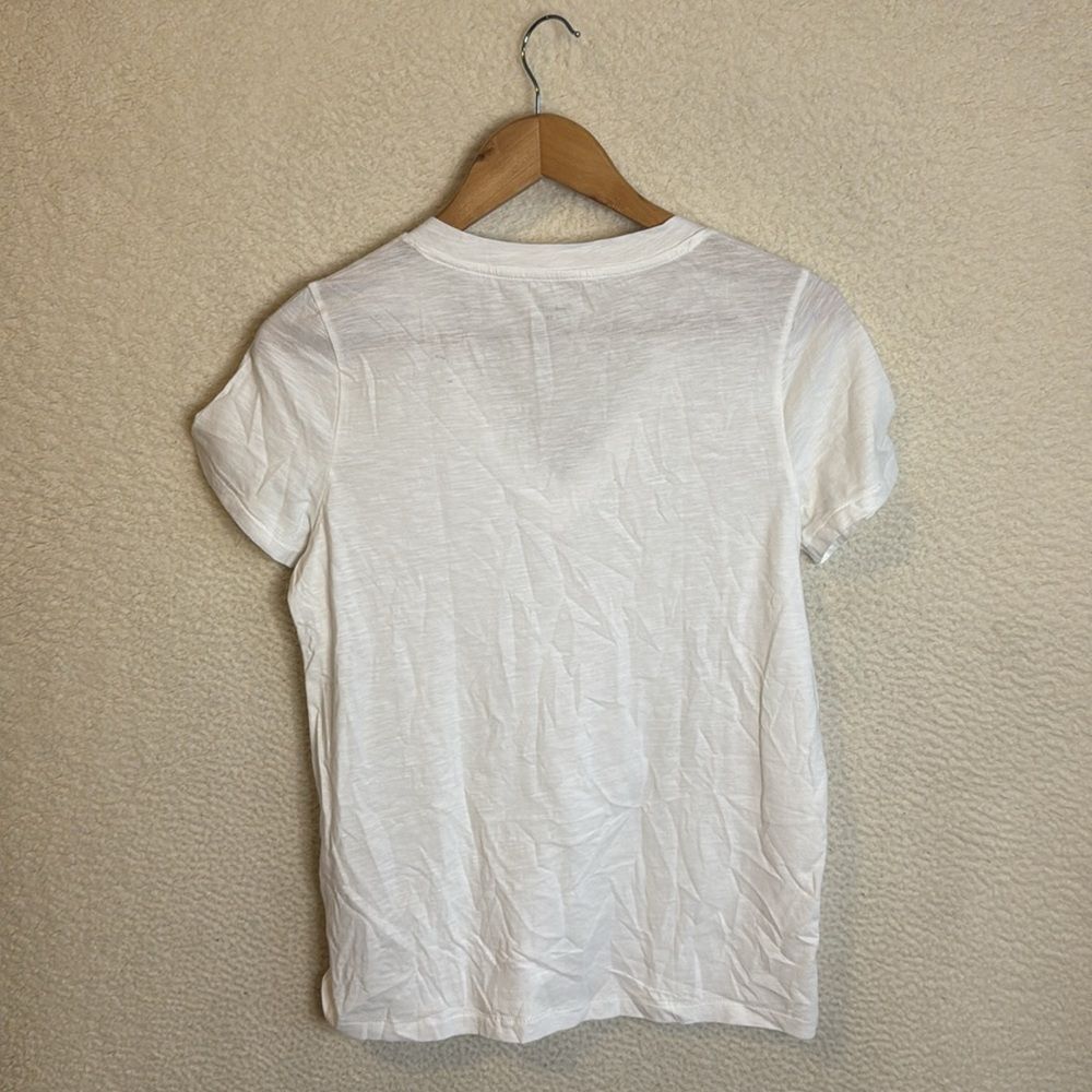 Madewell V Neck TShirt Womens‎ Size XS White - Picture 3 of 9